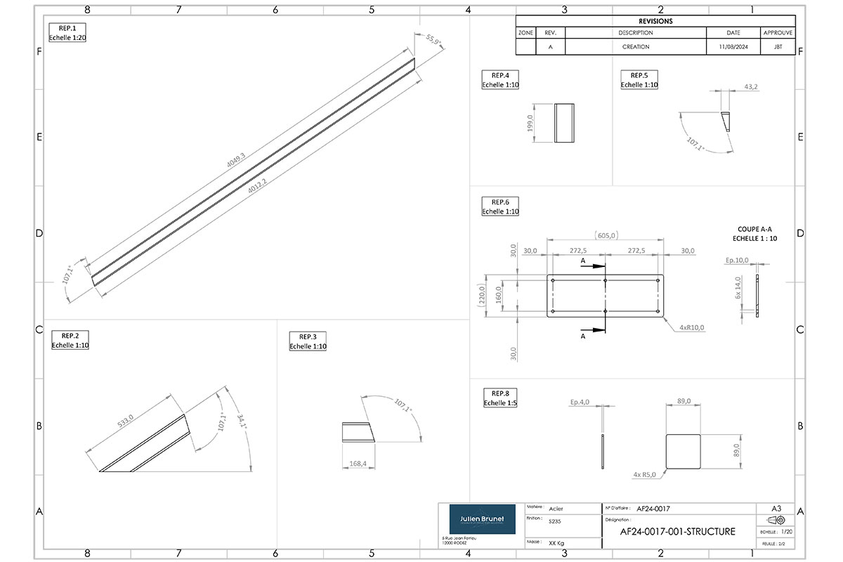 2D Atelier + débits